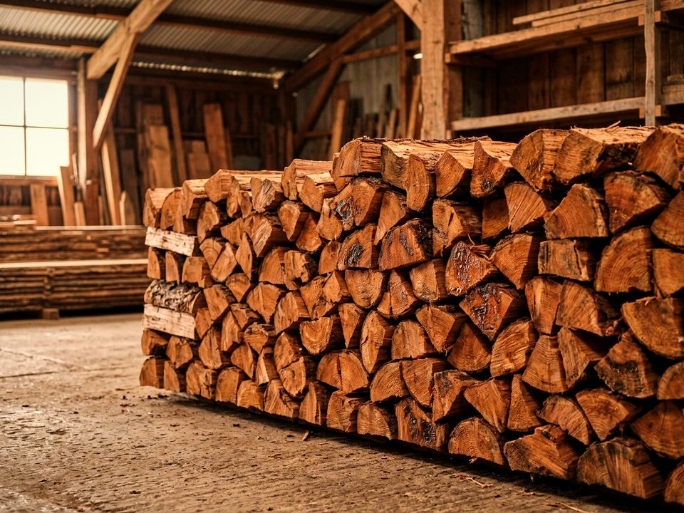 Укладка дров, ориентир выгрузки проезд Набережная, 1 в Тюмени